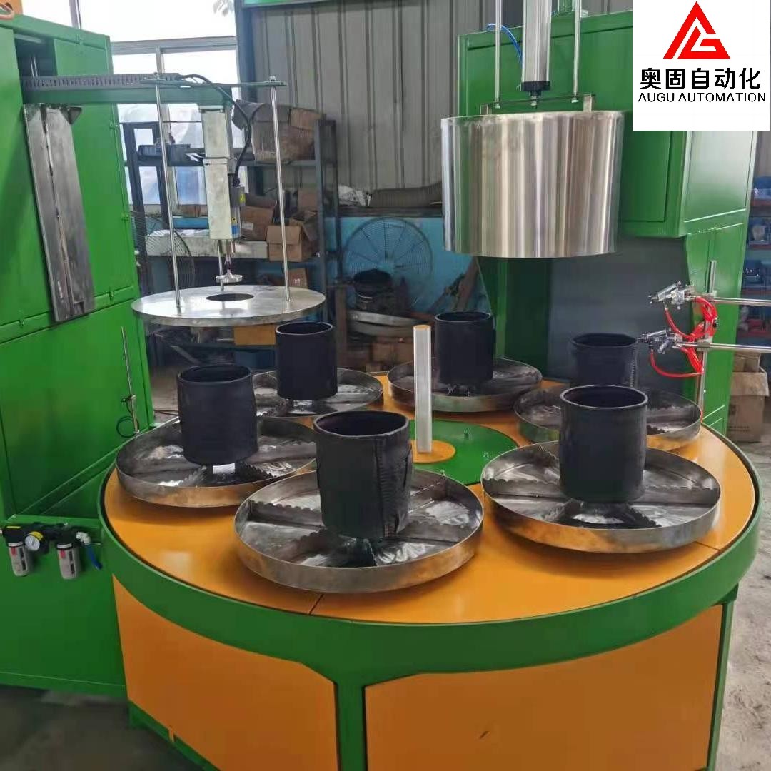 Máquina de pulverización de fluidos de aislamiento interno de neumático verde